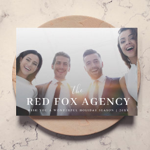 Holiday Card Corporate Christmas Team Photo