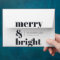 Holiday Card Envelope | Modern Pre Addressed Mail