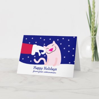 Holiday Card From Veterinarian by PetProDesigns at Zazzle