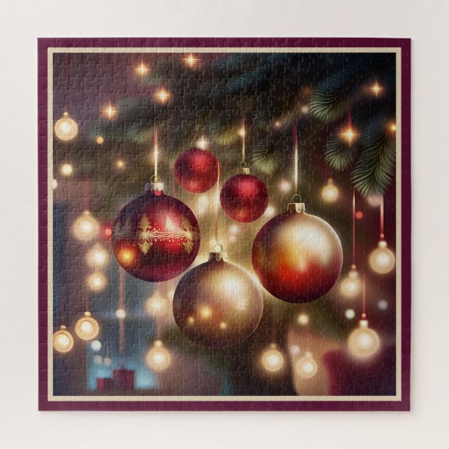 Holiday Card Jigsaw Puzzle (Vertical)