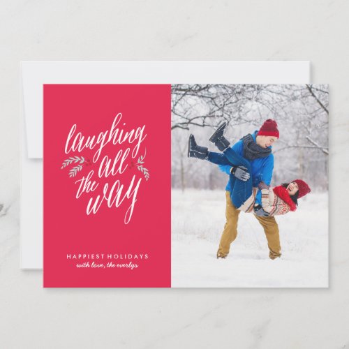 Holiday Card Laughing All The Way