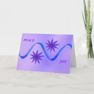 HOLIDAY CARD, PEACE , JOY CARD