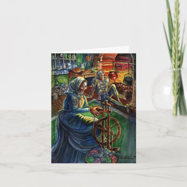 Holiday Card: Yule Log (Front)