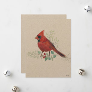Holiday Cardinal Art