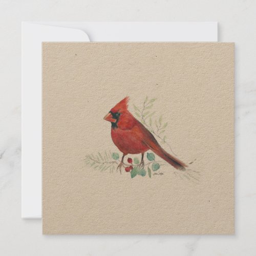 Holiday Cardinal Art