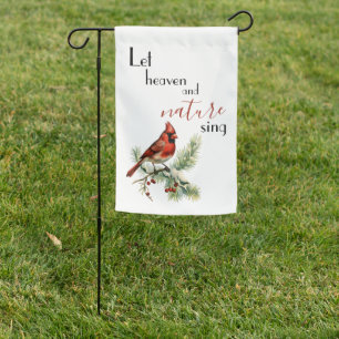 Holiday Cardinal Inspirational Birds Christmas Garden Flag