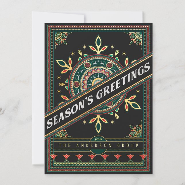Holiday Cards - Corporate Business Family (Front)