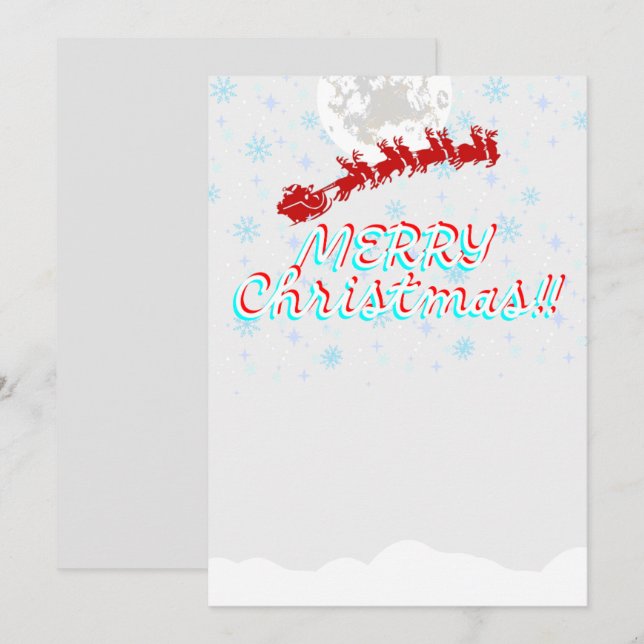 Holiday Cards - Pastel Colors - Christmas (2024) (Front/Back)