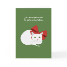 Holiday Cat Greeting Card