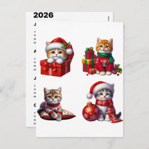 Holiday Cat Magic December Calendar 2026 Edition