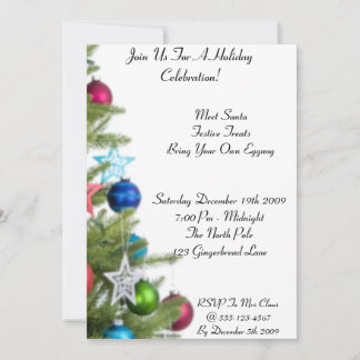 Holiday Celebration Invitation