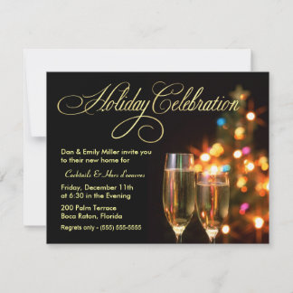 Holiday Celebration Party Invitations