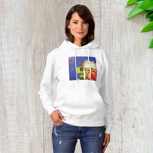 Holiday Celebration Womens Hoodie