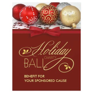 Holiday Charity Ball Flyer