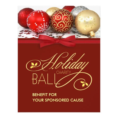 Holiday Charity Ball Flyer flyer
