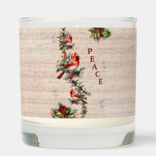 Holiday Charm: Cardinal & Paris-Inspired Scented Candle