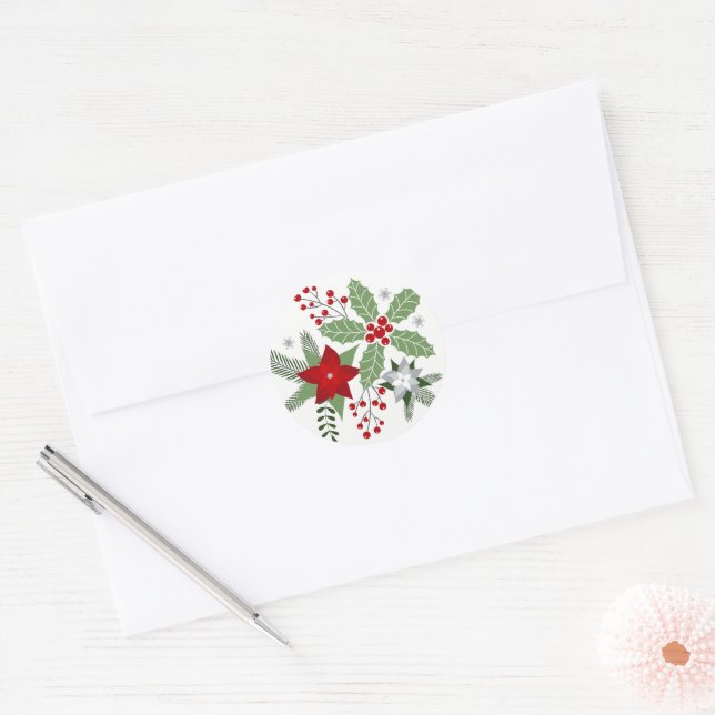 Holiday Charm Envelope Stickers (Envelope)