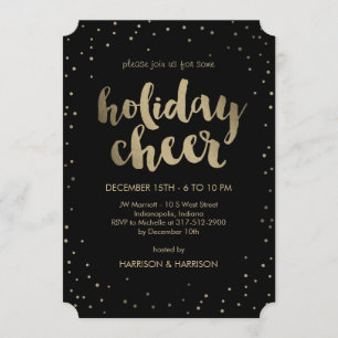 Holiday Cheer Business Holiday Party Invitation