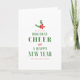 Holiday Cheer Christmas Card