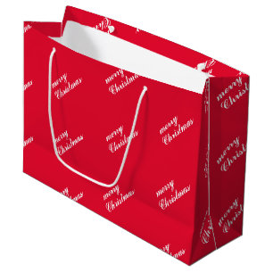 Holiday Cheer Christmas Large Gift Bag for Festive