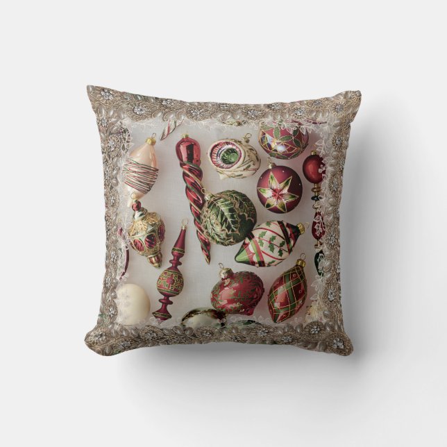 Holiday Cheer Classic Throw Pillow (Front)