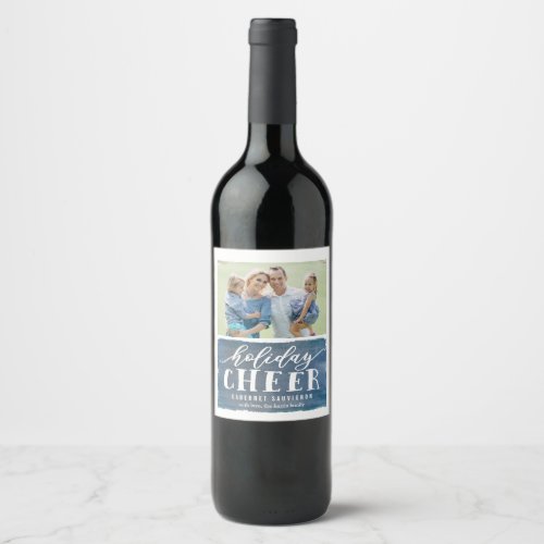 Holiday Cheer Custom Holiday Wine Labels