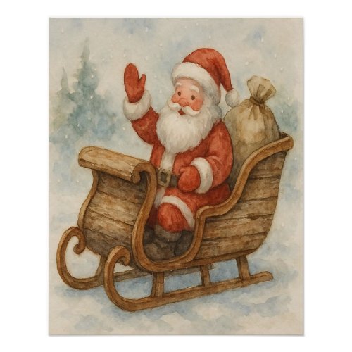 Holiday Cheer – Elegant Christmas Poster Art