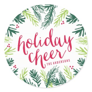 Holiday Cheer | Gift Tag Stickers