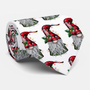 Holiday Cheer Gnome Neck Tie