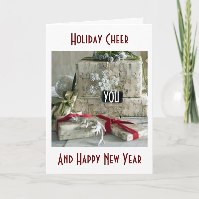 HOLIDAY CHEER/HAPPY NEW YEAR-PRESENTS GALOUR (Front)