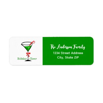 Holiday Cheer Label by christmasgiftshop at Zazzle