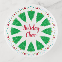 Holiday Cheer | Modern Christmas Tree Mosaic