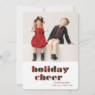 Holiday Cheer Photo Holiday Card