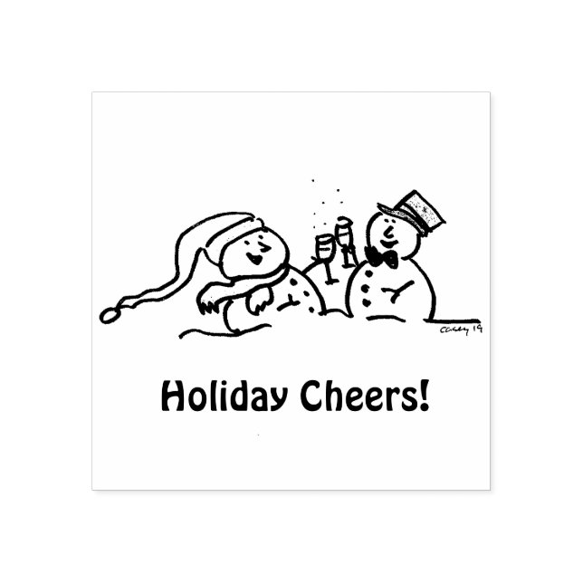 Holiday Cheer Rubber Stamp (Imprint)