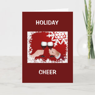 **HOLIDAY CHEER** TO FAMILY AND FRIENDS HOLIDAY CARD