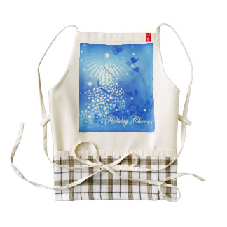 Holiday Cheer Zazzle HEART Apron
