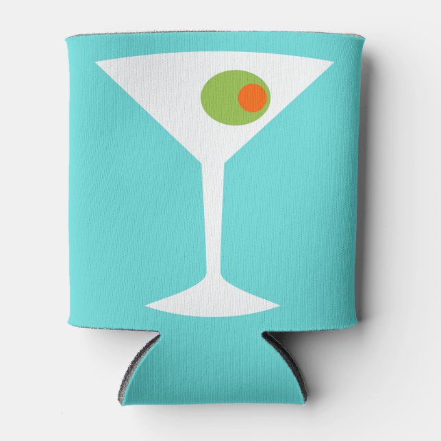 Holiday Cheers Martini Can Cooler (Front)
