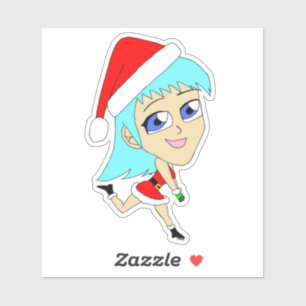 holiday chibi    sticker