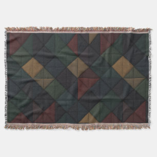Holiday Chic: Geometric Christmas Throw Blanket