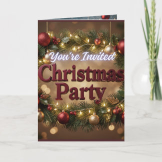 Holiday Christmas Celebration Card
