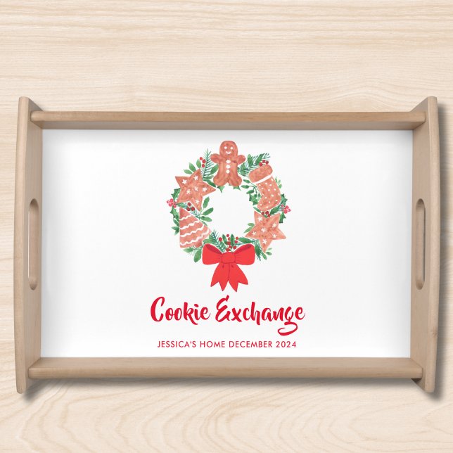 Holiday Christmas Cookie Exchange Party Serving Tray (Creator Uploaded)