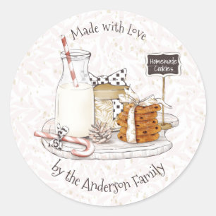 Holiday Christmas Cookies Label