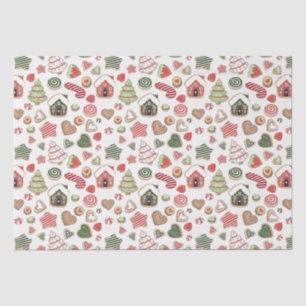 Holiday Christmas Cookies Tissue Paper