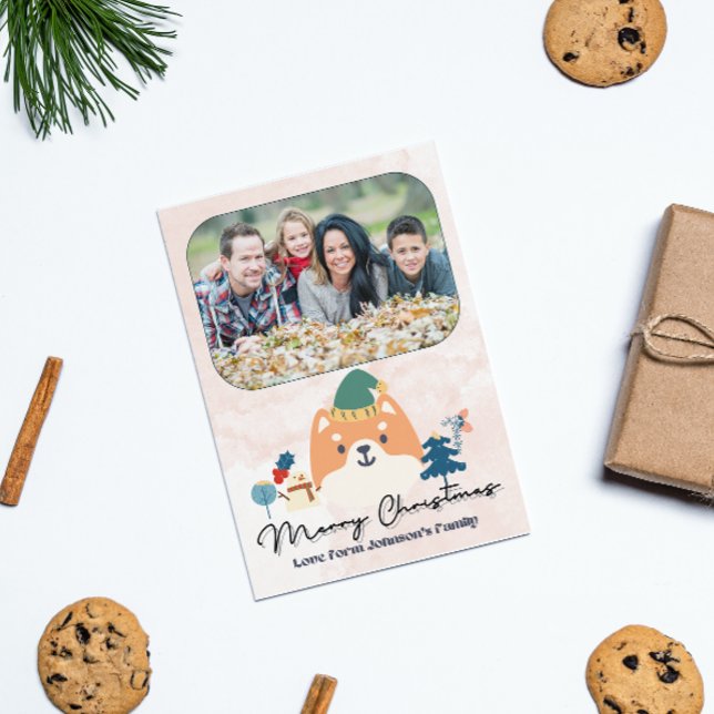 Holiday Christmas customize picture Postcard  (Creator Uploaded)