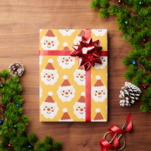 Holiday Christmas Cute Santa Minimal Retro Red