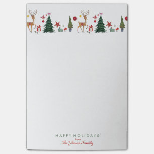 Holiday Christmas deer   Notes   Sticky Notes