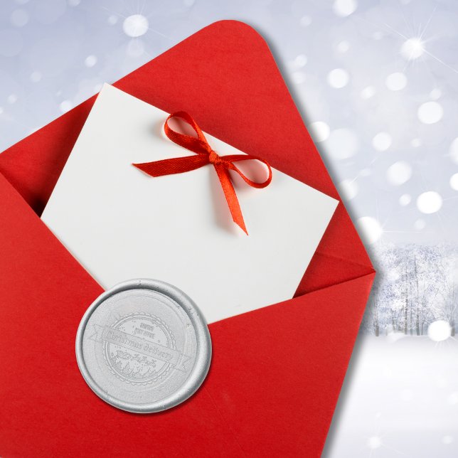 Holiday Christmas Delivery  Wax Seal Sticker (Creator Uploaded)
