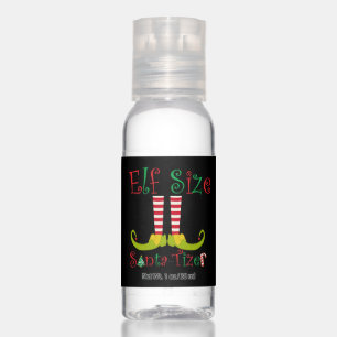 Holiday Christmas Elf Sized Santa-Tizer Hand San Hand Sanitizer