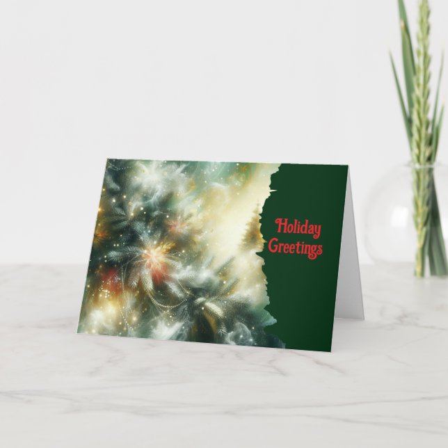 Holiday Christmas Greeting Card (Front)