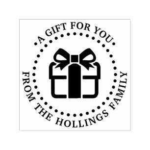 Holiday Christmas Hanukkah Birthday Gift For You Self-inking Stamp
